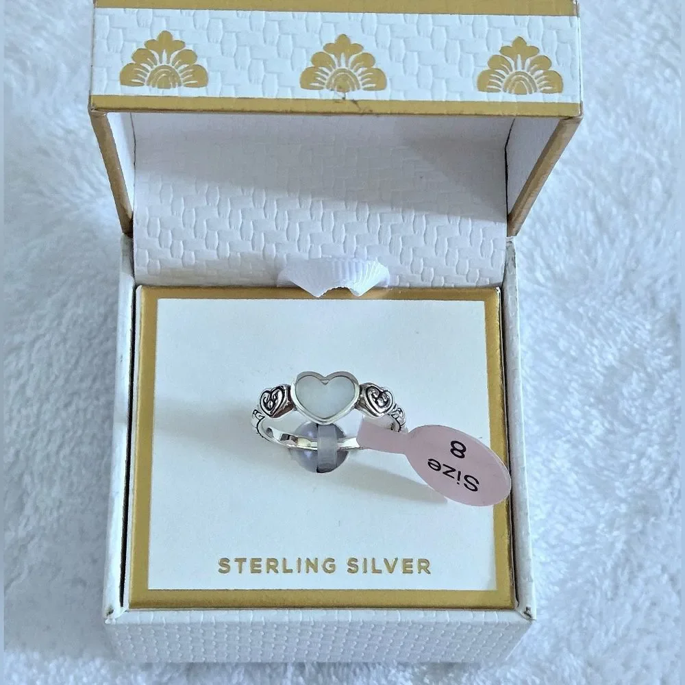 Annika Witt Sterling Silver🤍 Triple3️⃣ Heart❤ Ring💍 - NWT